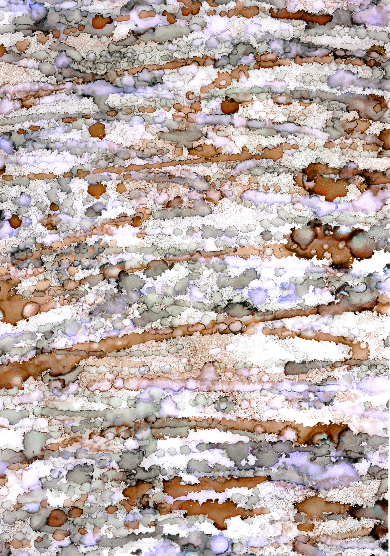 Art on fabric and glass